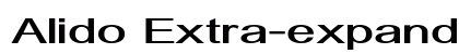 Alido Extra-expanded Bold Preview