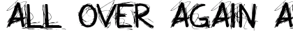 All Over Again All Caps Regular preview