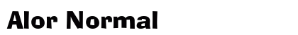 Alor Normal preview
