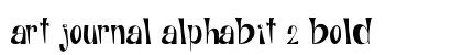 Art Journal Alphabit 2 Bold preview