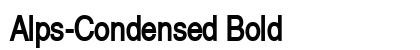 Alps-Condensed Bold Preview