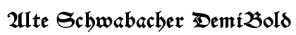 Alte Schwabacher DemiBold preview