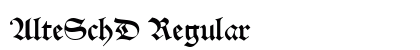 AlteSchD Regular preview