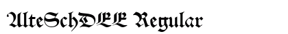 AlteSchDEE Regular preview