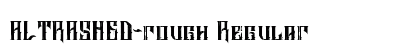 ALTRASHED-rough Regular preview
