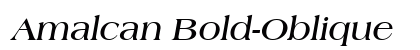 Amalcan Bold-Oblique Preview