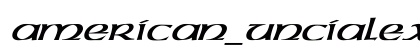 American_UncialExtObl-Normal Regular preview