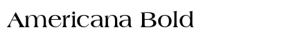 Americana Bold Preview