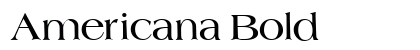 Americana Bold Preview