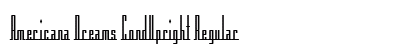 Americana Dreams CondUpright Regular preview