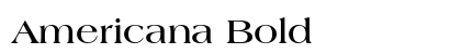 Americana Bold Preview