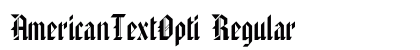AmericanTextOpti Regular preview