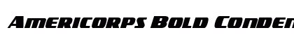 Americorps Bold Condensed Bold Condensed preview