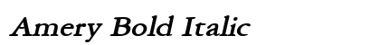 Amery Bold Italic Preview
