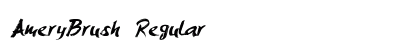 AmeryBrush Regular preview