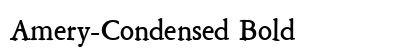 Amery-Condensed Bold Preview