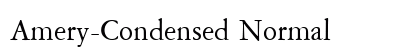 Amery-Condensed Normal preview