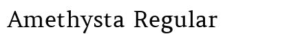 Amethysta Regular preview