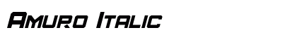 Amuro Italic Preview