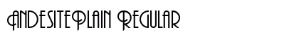 AndesitePlain Regular preview