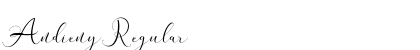 Andieny Regular preview