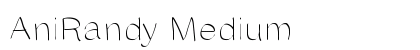 AniRandy Medium preview