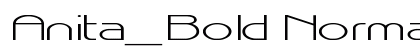 Anita_Bold Normal preview
