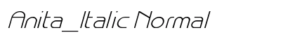 Anita_Italic Normal preview
