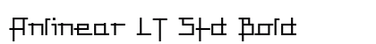 Anlinear LT Std Bold Preview