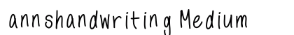 annshandwriting Medium preview