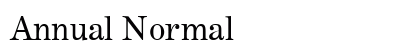 Annual Normal preview