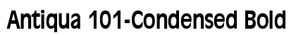 Antiqua 101-Condensed Bold preview