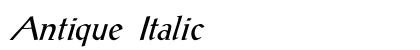 Antique Italic preview