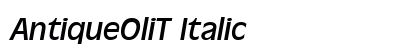 AntiqueOliT Italic preview