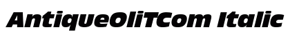 AntiqueOliTCom Italic preview