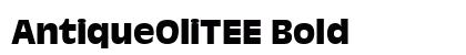 AntiqueOliTEE Bold preview