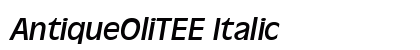 AntiqueOliTEE Italic preview