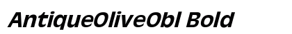 AntiqueOliveObl Bold preview