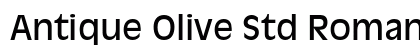Antique Olive Std Roman Preview