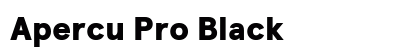 Apercu Pro Black preview