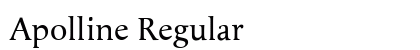 Apolline Regular Preview