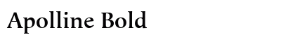 Apolline Bold preview