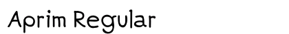 Aprim Regular Preview