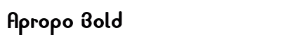Apropo Bold preview