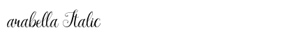 arabella Italic Preview