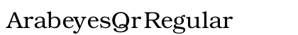 ArabeyesQr Regular preview