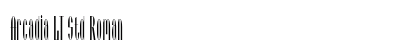 Arcadia LT Std Roman preview