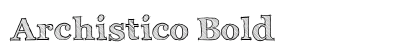 Archistico Bold Preview