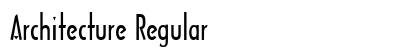 Architecture Regular Preview