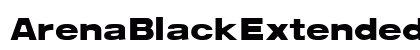 ArenaBlackExtended Regular Preview
